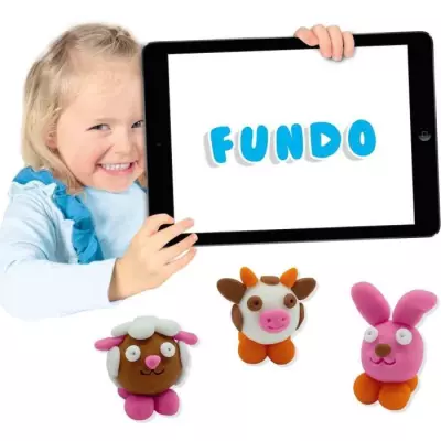 Pâte à modeler FunDo Animaux de la ferme - Interactive pour les jeunes enfants
