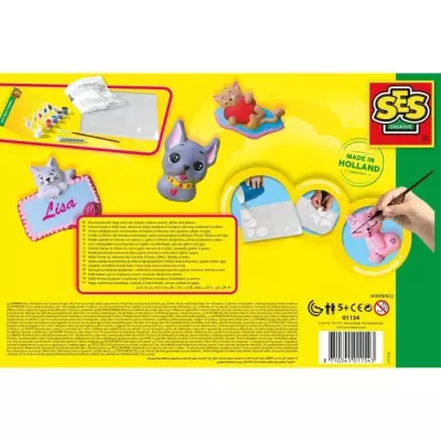 Plâtre chiens et chats - Kit créatif enfant 5+ ans