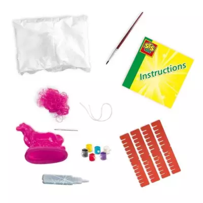 Kit de moulage et peinture Cheval avec crinière - Tout pour créer votre propre œuvre d'art !