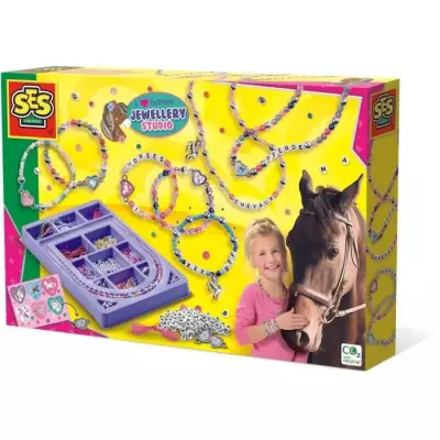 Bijou enfant "J'aime les chevaux" - Studio de joaillerie - Jaune - Multicolore