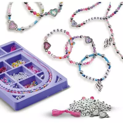 Bijou enfant "J'aime les chevaux" - Studio de joaillerie - Jaune - Multicolore