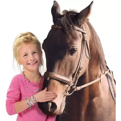 Bijou enfant "J'aime les chevaux" - Studio de joaillerie - Jaune - Multicolore