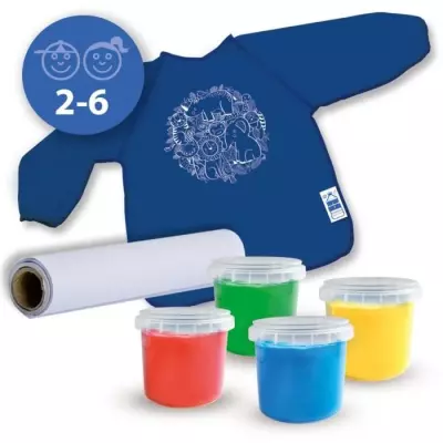 Kit de peinture au doigt SES CREATIVE Eco - Pour bébé - 100% recyclé