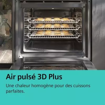 Four pyrolyse Siemens IQ300 - Noir - 7 modes de cuisson