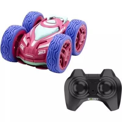 Voiture Télécommandée EXOST 360 Mini Flip Rose - 8 km/h - 10 cm