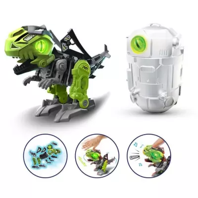Assemblez votre propre Robot dinosaure Cyberpunk avec Mega Dino Biopod - YCOO - 22cm ??