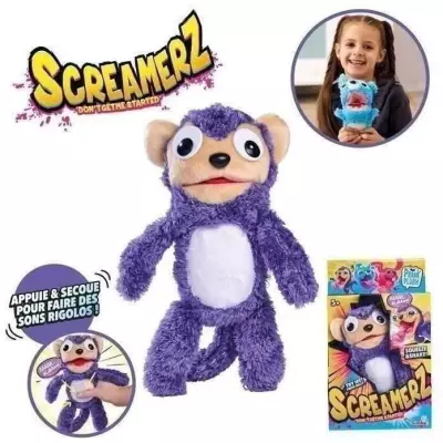 Peluche interactive Screamerz Smoby Singe 28 cm