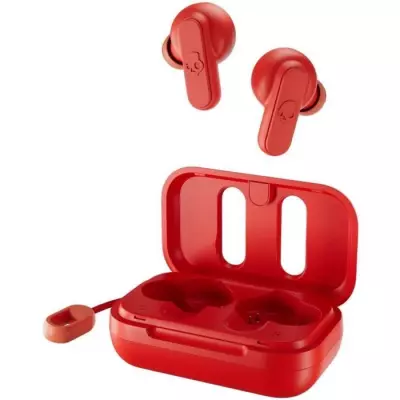 Écouteurs sans fil SKULLCANDY DIME - Rouge - Compact et performant
