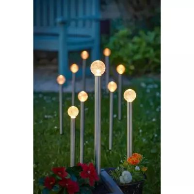 Guirlande lumineuse extérieure GlowBall x10 - Effet scintillant