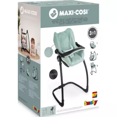 Smoby Maxi Cosi Chaise d'allaitement 3en1 - Confort et praticité renforcés