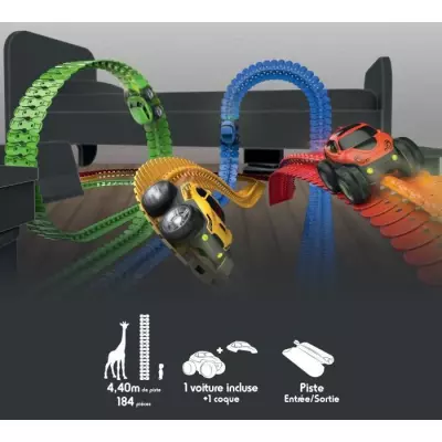 Découvrez le Circuit Voiture FleXtreme Set - 4,40m - SMOBY