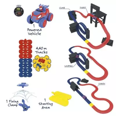 Set découverte Spidey Flextreme - Circuit flexible avec piles - Catégorie: Véhicule pour circuit miniature
