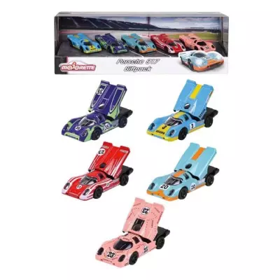 Ensemble cadeau MAJO Porsche 917: Voiture miniature dans un pack cadeau
