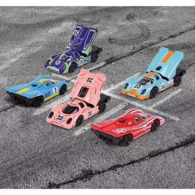 Ensemble cadeau MAJO Porsche 917: Voiture miniature dans un pack cadeau