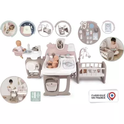 Smoby Baby Nurse Grande Maison des Bébés - Fabriqué en France