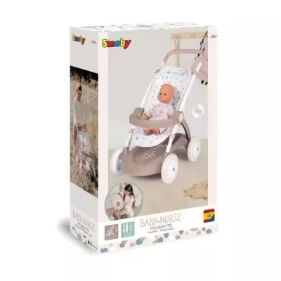 Poussette Baby Nurse pour poupon jusqu'à 42cm - SMOBY