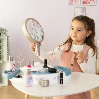 Smoby - Coiffeuse sur table avec miroir et 15 accessoires