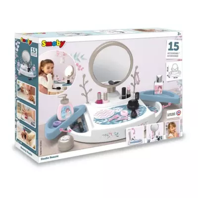 Smoby - Coiffeuse sur table avec miroir et 15 accessoires