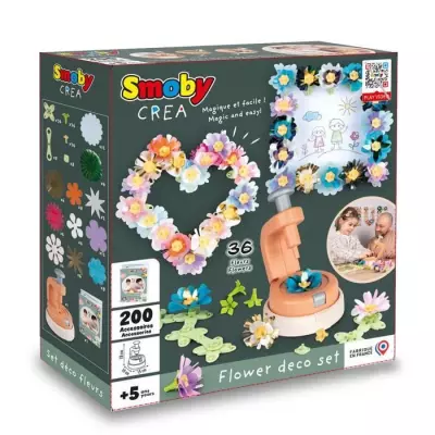 Recharges de 16 fleurs Smoby pour loisirs créatifs