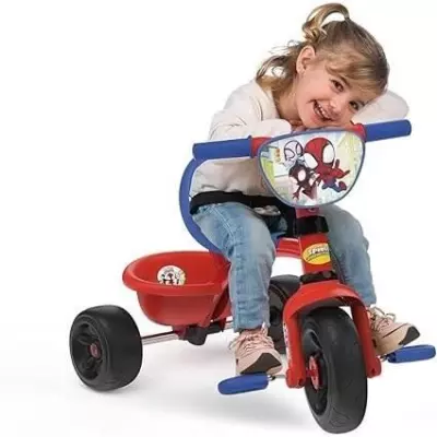 Tricycle Smoby Spidey Be Fun - Évolutif 15 mois à 3 ans