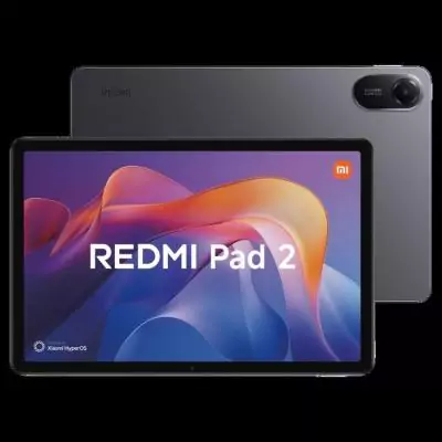 Pack Tablette Android Redmi Pad 2 - Version Française - Ecran 11'' 2,5K - 128 Go - Gris + Coque + Stylet + Clavier