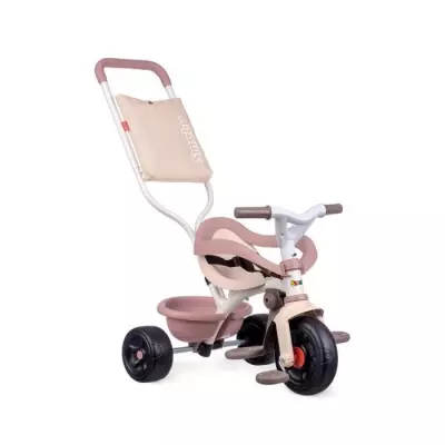 Tricycle évolutif enfant Be Fun Confort - Rose - Pratique et confortable