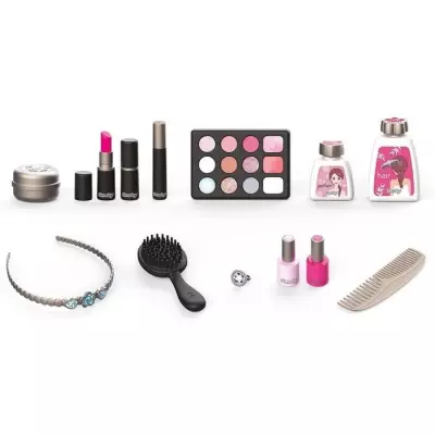 Valise Beauté Enfant: Coiffure, Onglerie, Maquillage - 13 Accessoires