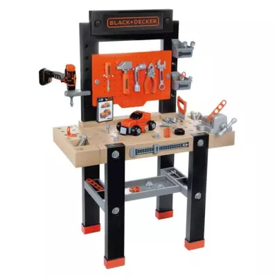 Atelier de jeu pour enfants Smoby BLACK+DECKER - Fabriqué en France