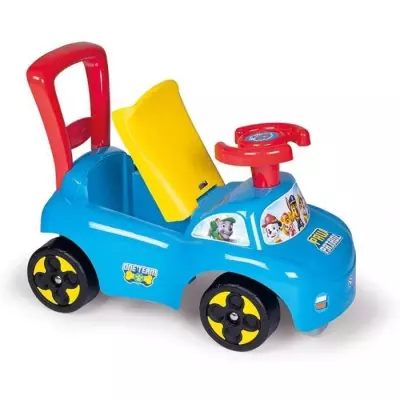 Porteur auto Pat'Patrouille - Trotteur et Coffre à jouets