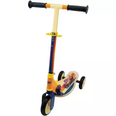 Trottinette Smoby Cars 3 Roues Silencieuses Jaune - TRICYCLE POUR ENFANT