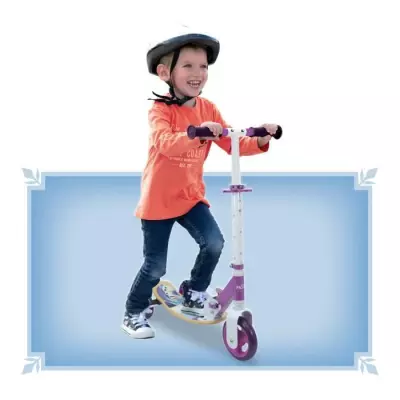 Trottinette 3 roues silencieuses Reine des Neiges - Tricycle enfant