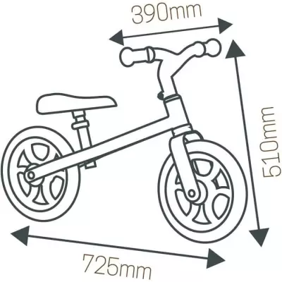 Draisienne Smoby First Bike Ultra Légère - Réglable - Tricycle Mixte