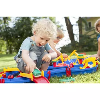Parcours d'eau interactif Smoby - Aquaplay Lock Box - 25 accessoires