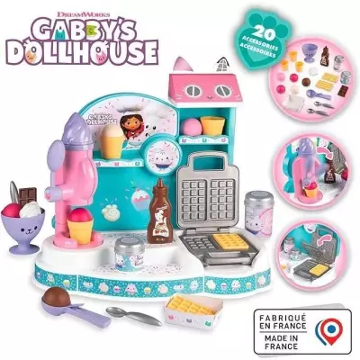 Gabby et la Maison Magique - Marchande de glaces Smoby - 20 Accessoires