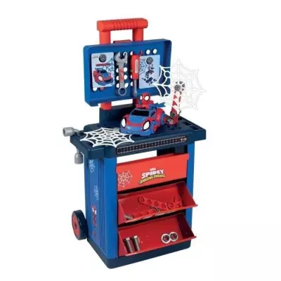 Smoby - Spidey - Chariot de Bricolage compact