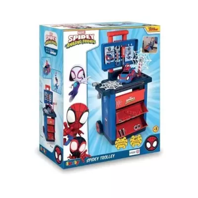 Smoby - Spidey - Chariot de Bricolage compact