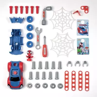 Smoby - Spidey - Chariot de Bricolage compact