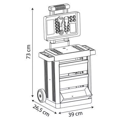 Smoby - Spidey - Chariot de Bricolage compact