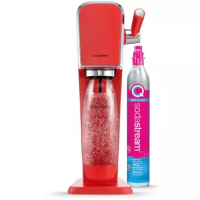 Machine à soda écologique - Sodastream Art Mandarine - Recharge gaz 60L
