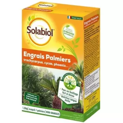 Engrais organique pour palmiers et plantes méditerranéennes - 1,5 Kg