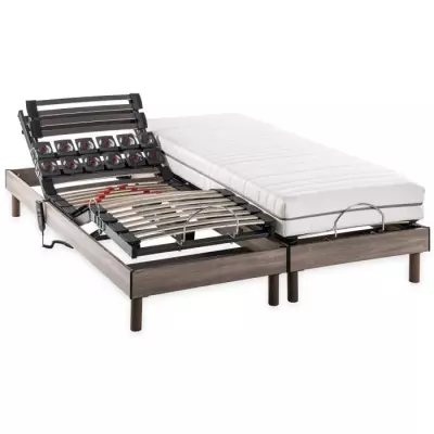 Ensemble matelas + sommier électrique ERGO 2 Dreamzone - Ressorts ensachés