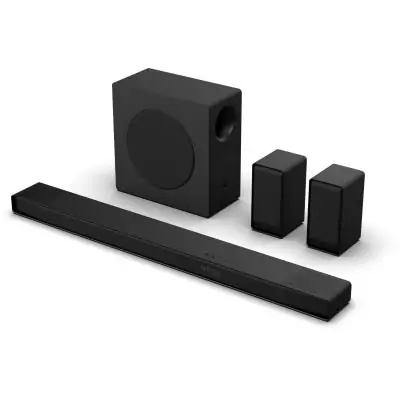 Barre de son - HISENSE - AX5140Q - 5.1.4 Canaux - Dolby Atmos & DTS:X - 520W - Caisson et enceintes arriere sans fil - HDMI eARC