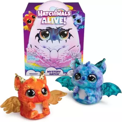 Découvrez les secrets de l'éclosion avec le SPIN MASTER DRAGGLE HATCHIMALS ALIVE