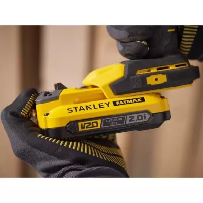 Perceuse visseuse d'angle 45 Nm STANLEY FATMAX V20 - Performances compactes