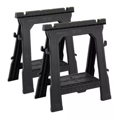 Tréteaux pliables pros STANLEY - Lot de 2 - 450kg