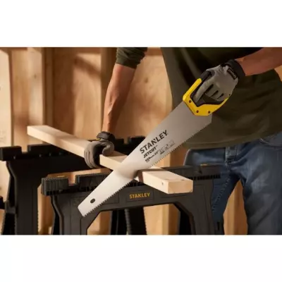 Scie égoïne bois Jetcut coupe STANLEY - Fabriquée en France