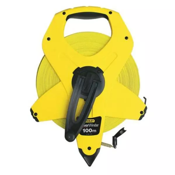 Mesure longue ruban 100mx12,7mm fibre de verre PowerWinder - STANLEY - 2-34-777