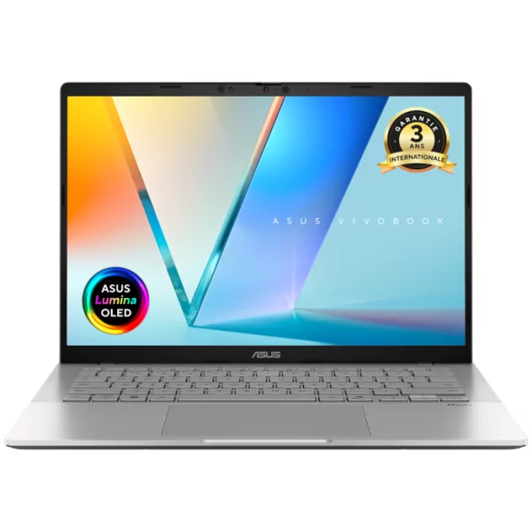 PC Portable ASUS VivoBook S14 OLED M3407 : Win 11 - 14.0 WUXGA - AMD Ryzen AI 7 445 - RAM 32Go - 1To SSD