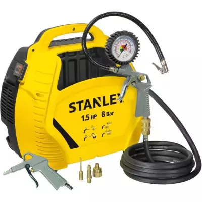 Compresseur d'air sans cuve STANLEY AIR KIT - 1,5 CV - Ultra-compact