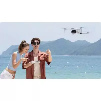 Drone - POTENSIC - Atom - Caméra 4K stabilisée - Autonomie 32 min - Assistance au vol - Positionnement précis par GPS - Blanc